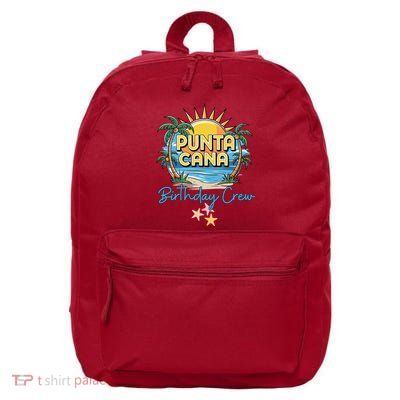 Punta Cana Birthday Crew Tropical Celebration Vibes 16 in Basic Backpack