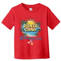 Punta Cana Birthday Crew Tropical Celebration Vibes Toddler T-Shirt