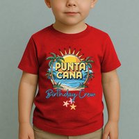 Punta Cana Birthday Crew Tropical Celebration Vibes Toddler T-Shirt