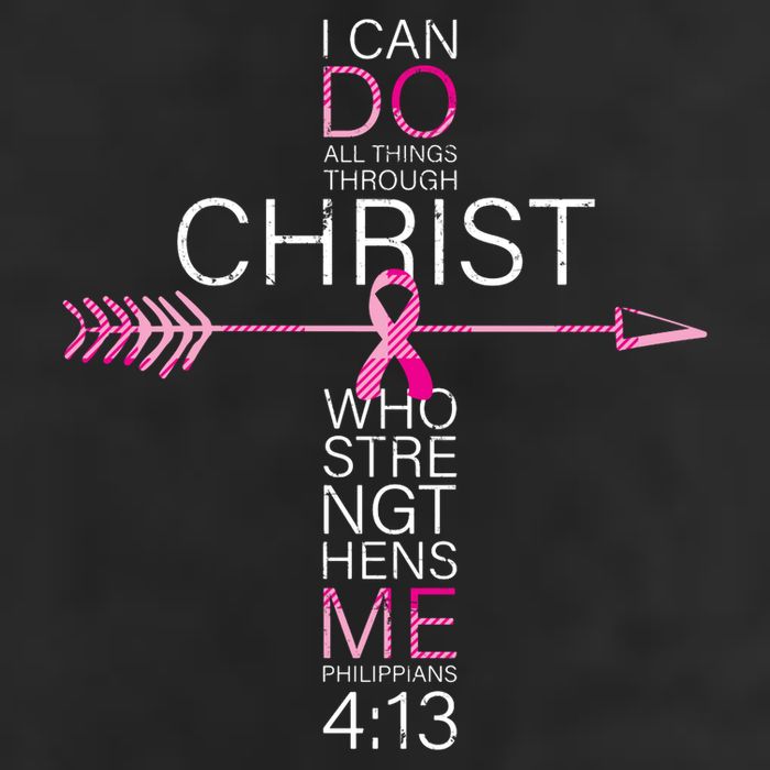 Pink Christian Breast Cancer Cross Religious Bible Verse 7 Panel Mesh Trucker Snapback Hat