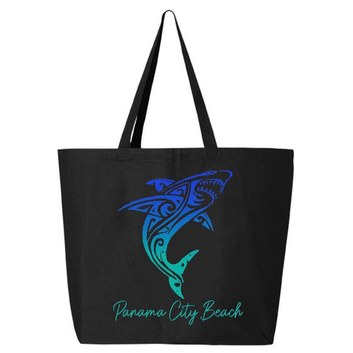 Panama City Beach FL Shark Scuba Diving Surfer Florida Surf 25L Jumbo Tote