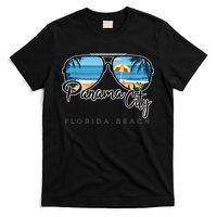 Panama City Beach Florida Palm Tree Sunglasses Souvenir T-Shirt