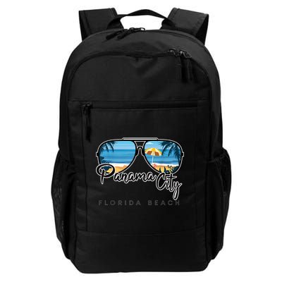 Panama City Beach Florida Palm Tree Sunglasses Souvenir Backpack