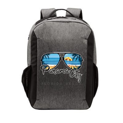 Panama City Beach Florida Palm Tree Sunglasses Souvenir Vector Backpack