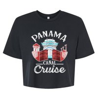 Panama Canal Cruise Funny Matching Gift Cruising Family Bella+Canvas Jersey Crop Tee