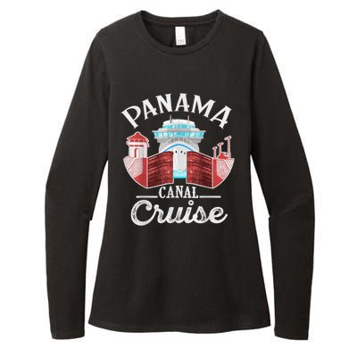 Panama Canal Cruise Funny Matching Gift Cruising Family Womens CVC Long Sleeve Shirt