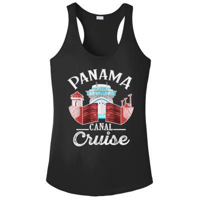 Panama Canal Cruise Funny Matching Gift Cruising Family Ladies PosiCharge Competitor Racerback Tank