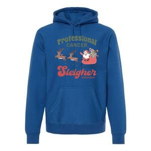 Professional Cancer Cancer Sleigher Oncology Nurse Christmas Funny Gift Premium Hoodie