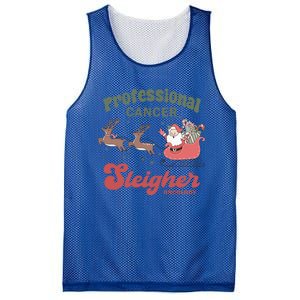 Professional Cancer Cancer Sleigher Oncology Nurse Christmas Funny Gift Mesh Reversible Basketball Jersey Tank