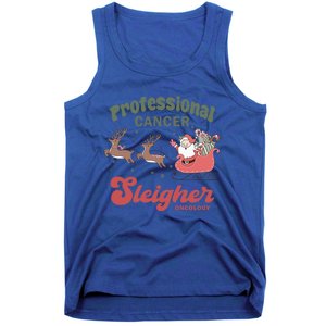 Professional Cancer Cancer Sleigher Oncology Nurse Christmas Funny Gift Tank Top