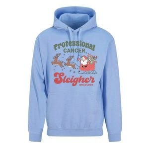 Professional Cancer Cancer Sleigher Oncology Nurse Christmas Funny Gift Unisex Surf Hoodie