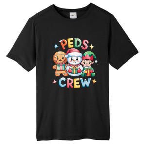 Peds Crew Christmas Pediatric Nurse Xmas Nursing Aide Group Tall Fusion ChromaSoft Performance T-Shirt