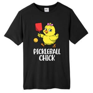 Pickleball Chick Cute Gift Tall Fusion ChromaSoft Performance T-Shirt