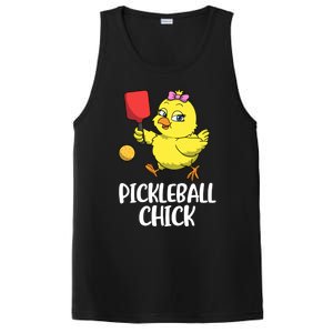 Pickleball Chick Cute Gift PosiCharge Competitor Tank