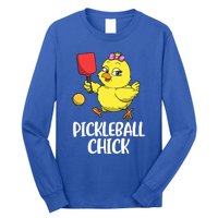 Pickleball Chick Cute Gift Long Sleeve Shirt