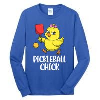 Pickleball Chick Cute Gift Tall Long Sleeve T-Shirt