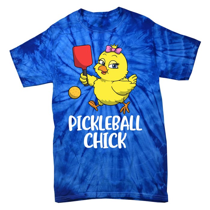 Pickleball Chick Cute Gift Tie-Dye T-Shirt