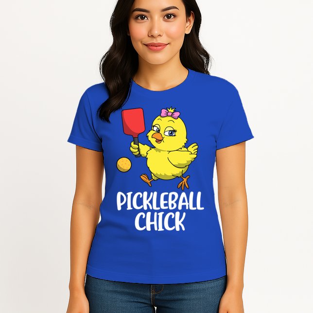 Pickleball Chick Cute Gift Womens T-Shirt