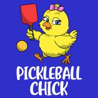 Pickleball Chick Cute Gift Womens T-Shirt