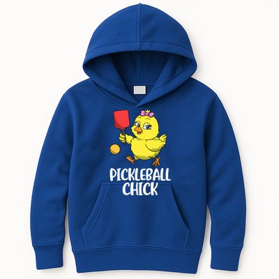 Pickleball Chick Cute Gift Kids Hoodie
