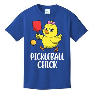 Pickleball Chick Cute Gift Kids T-Shirt