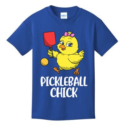 Pickleball Chick Cute Gift Kids T-Shirt