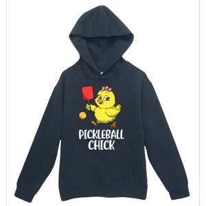 Pickleball Chick Cute Gift Urban Pullover Hoodie