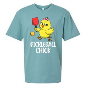 Pickleball Chick Cute Gift Sueded Cloud Jersey T-Shirt