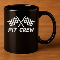 Pit Crew Costume For Race Car Parties 11oz C Handle Ceramic Mug