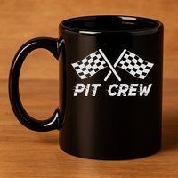 Pit Crew Costume For Race Car Parties 11oz C Handle Ceramic Mug
