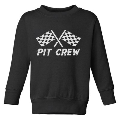 Pit Crew Costume For Race Car Parties Toddler Sweatshirt