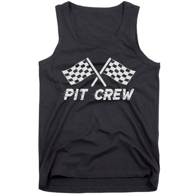 Pit Crew Costume For Race Car Parties Tank Top