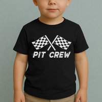 Pit Crew Costume For Race Car Parties Toddler T-Shirt