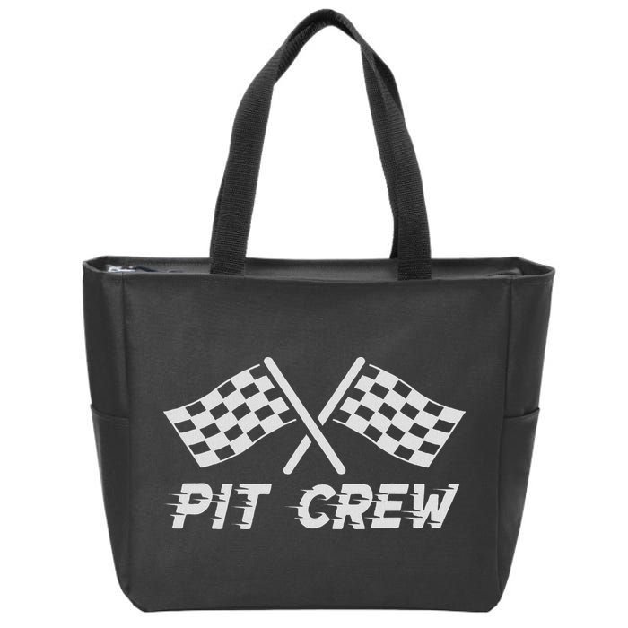 Pit Crew Costume For Race Car Parties Zip Tote Bag