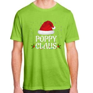 Poppy Claus Christmas Lights Santa Pajama Family Matching Adult ChromaSoft Performance T-Shirt