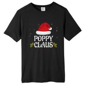 Poppy Claus Christmas Lights Santa Pajama Family Matching Tall Fusion ChromaSoft Performance T-Shirt