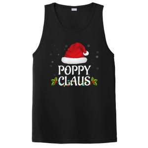 Poppy Claus Christmas Lights Santa Pajama Family Matching PosiCharge Competitor Tank