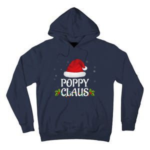 Poppy Claus Christmas Lights Santa Pajama Family Matching Tall Hoodie