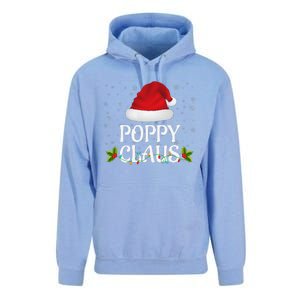 Poppy Claus Christmas Lights Santa Pajama Family Matching Unisex Surf Hoodie