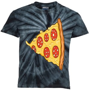 Pizza Costume Cute Pizza Slice Couple Matching Pizza Lovers Kids Tie-Dye T-Shirt