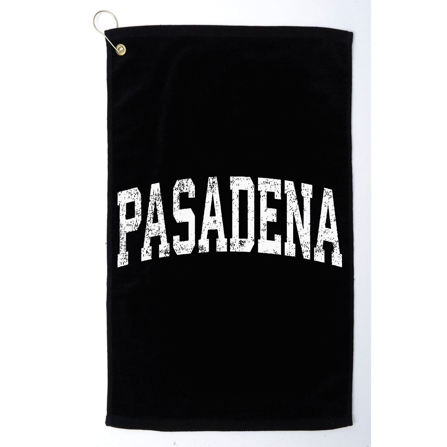 Pasadena California CA Vintage Athletic Sports Golf Towel
