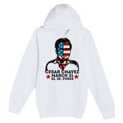 Pride Cesar Chavez Day Celebration Premium Pullover Hoodie