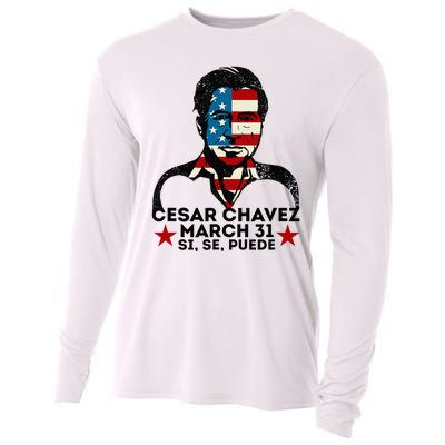 Pride Cesar Chavez Day Celebration Cooling Performance Long Sleeve Crew