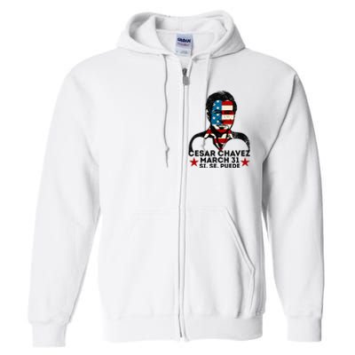 Pride Cesar Chavez Day Celebration Full Zip Hoodie