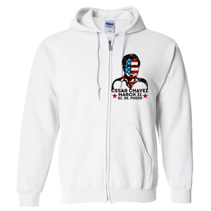 Pride Cesar Chavez Day Celebration Full Zip Hoodie