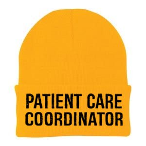 Patient Care Coordinator Gift Knit Cap Winter Beanie