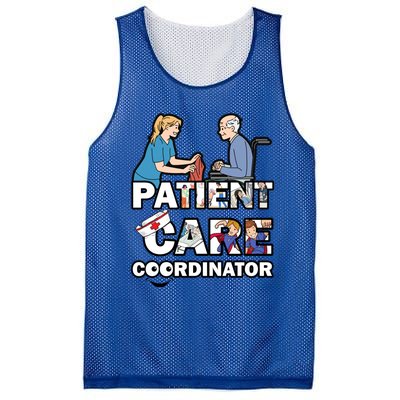 Patient Care Coordinator Gift Mesh Reversible Basketball Jersey Tank