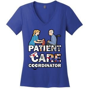 Patient Care Coordinator Gift Women's V-Neck T-Shirt