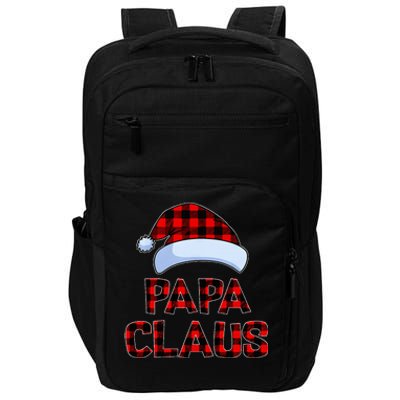 Papa Claus Christmas Lights Pajama Family Matching  Impact Tech Backpack