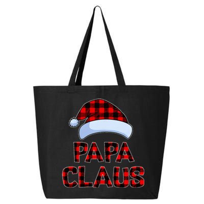 Papa Claus Christmas Lights Pajama Family Matching  25L Jumbo Tote